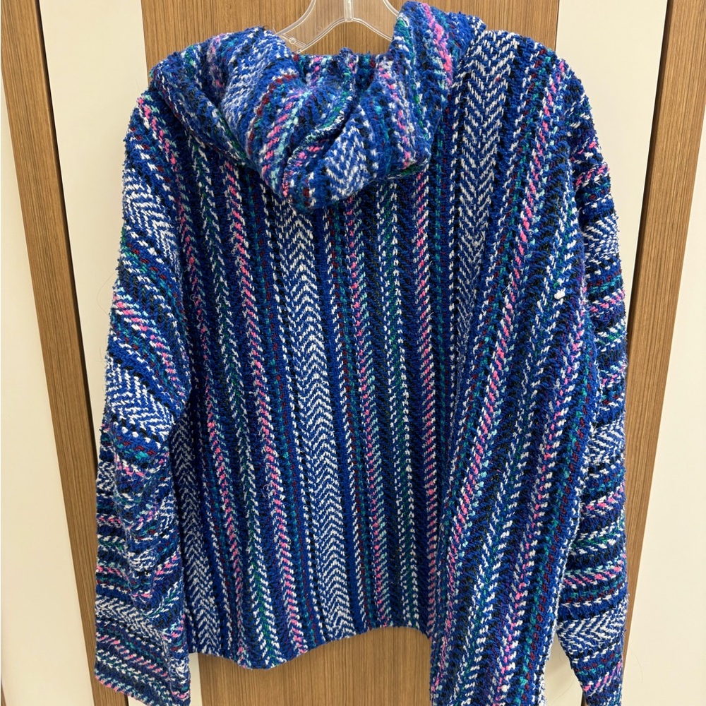 Colorful Striped Baja Joe Hoodie - Picture 6 of 7